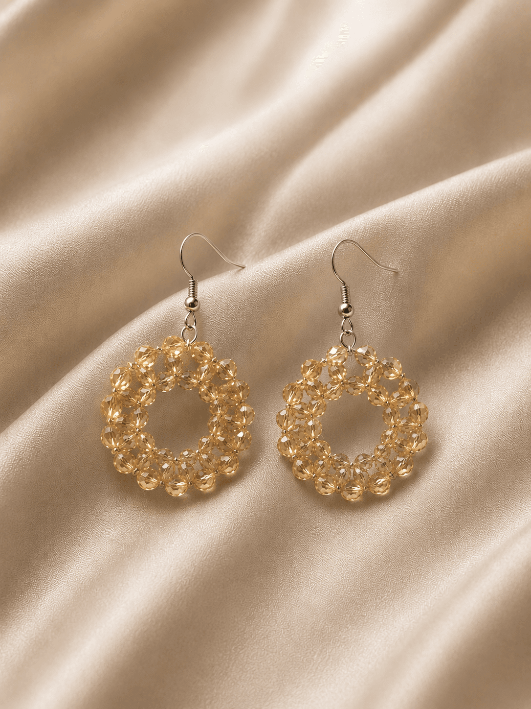 The Cairo Hoops, modern gold jewelry